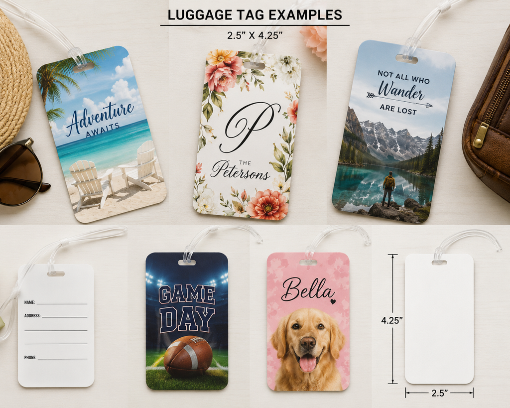 Custom Acrylic Luggage Tag