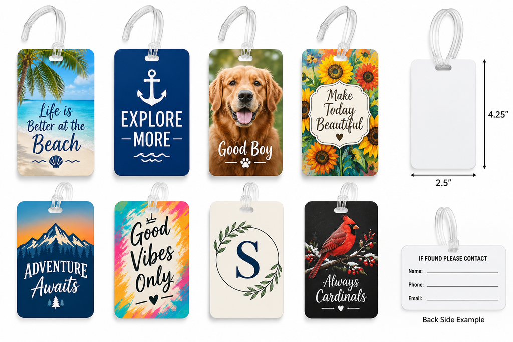 Custom Acrylic Luggage Tag