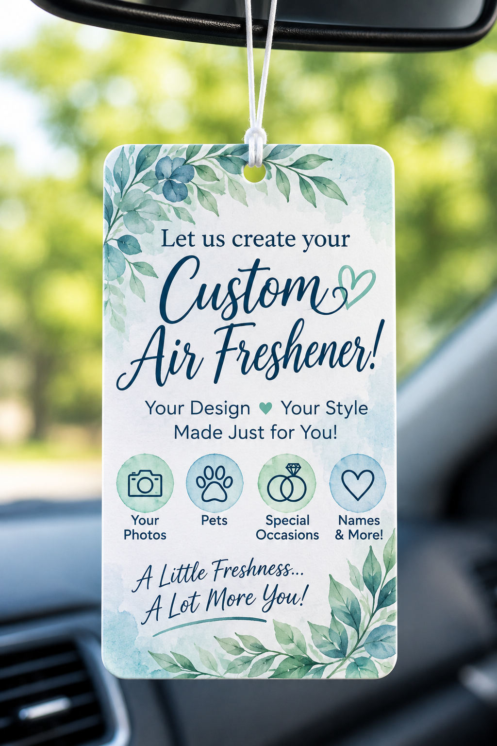 Custom Photo Air Freshener
