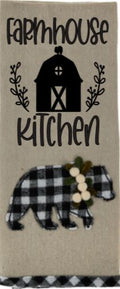 Buffalo Plaid Tea Towel, Personalized Tea Towel, Buffalo Plaid, Tea Towel