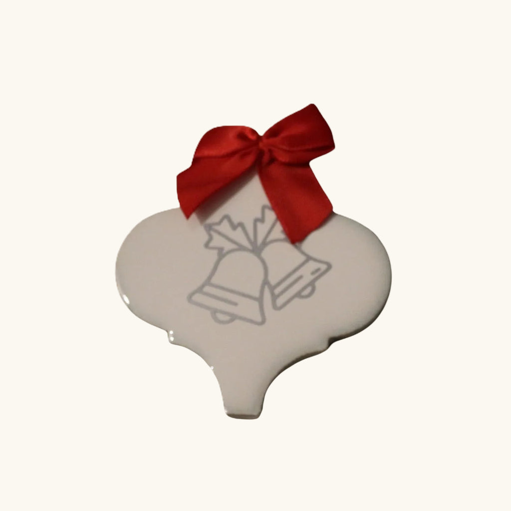 Handmade Ceramic Tile Christmas Ornament