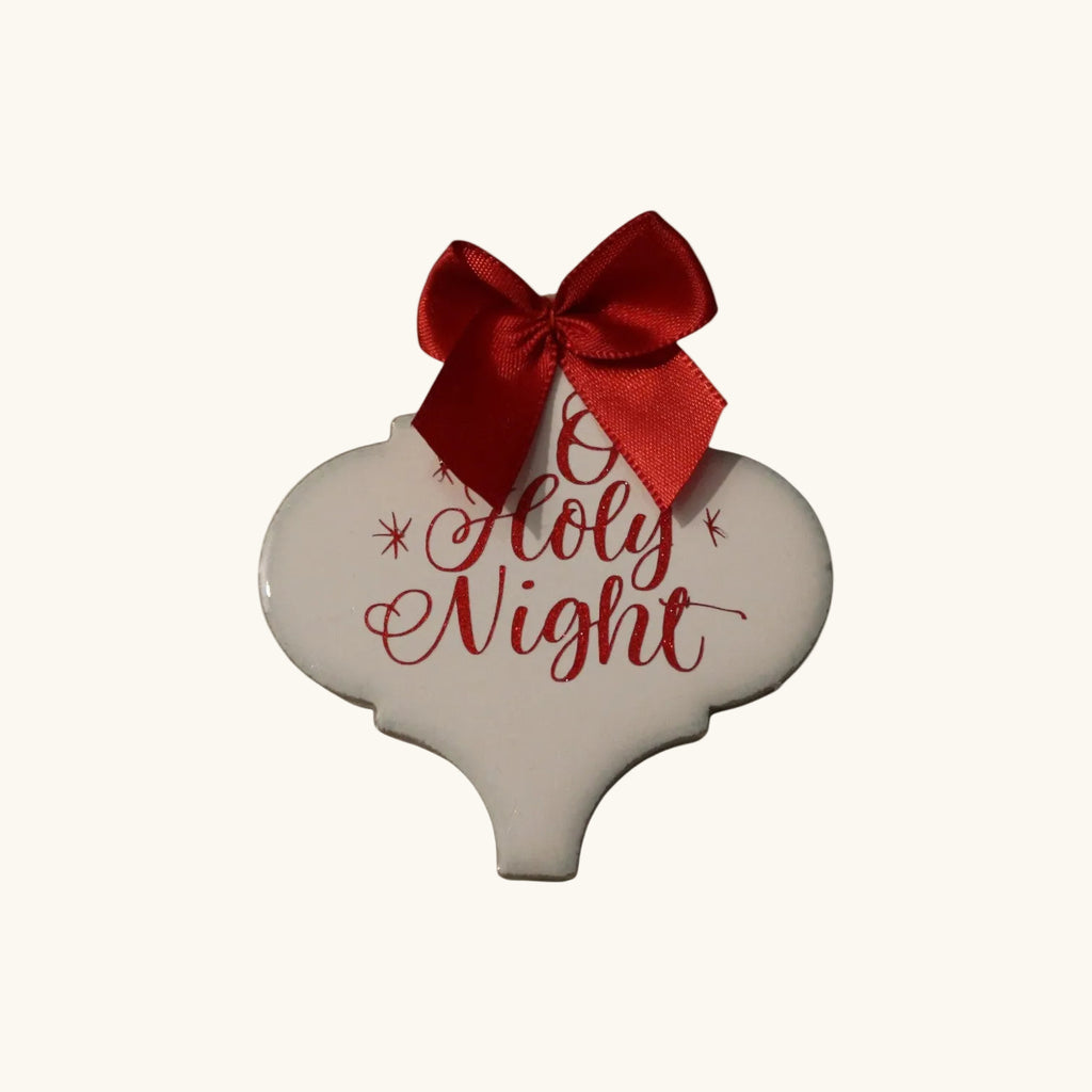 Handmade Ceramic Tile Christmas Ornament
