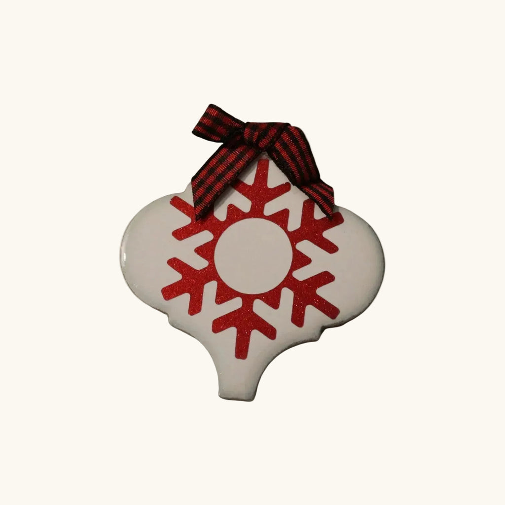 Handmade Ceramic Tile Christmas Ornament