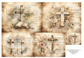 A4 Crosses and Parchment Rice Paper