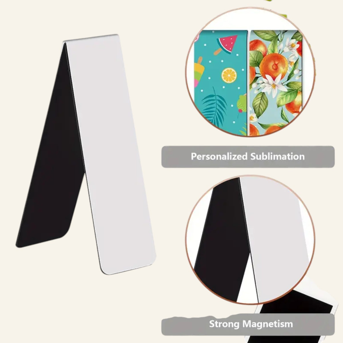 Personalized Double-Sided Fold-Over Bookmark