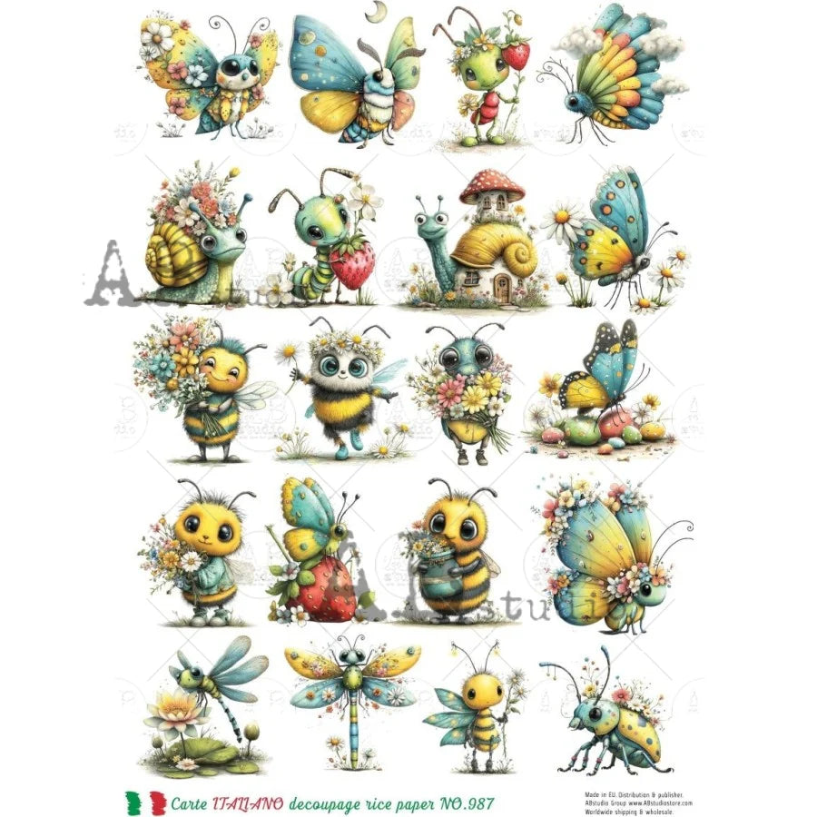Carte Italiano Garden Friends Collection