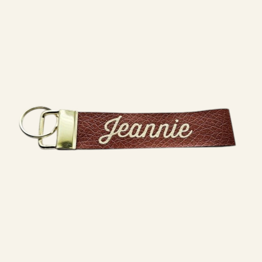 Custom Name Wristlet Keychain