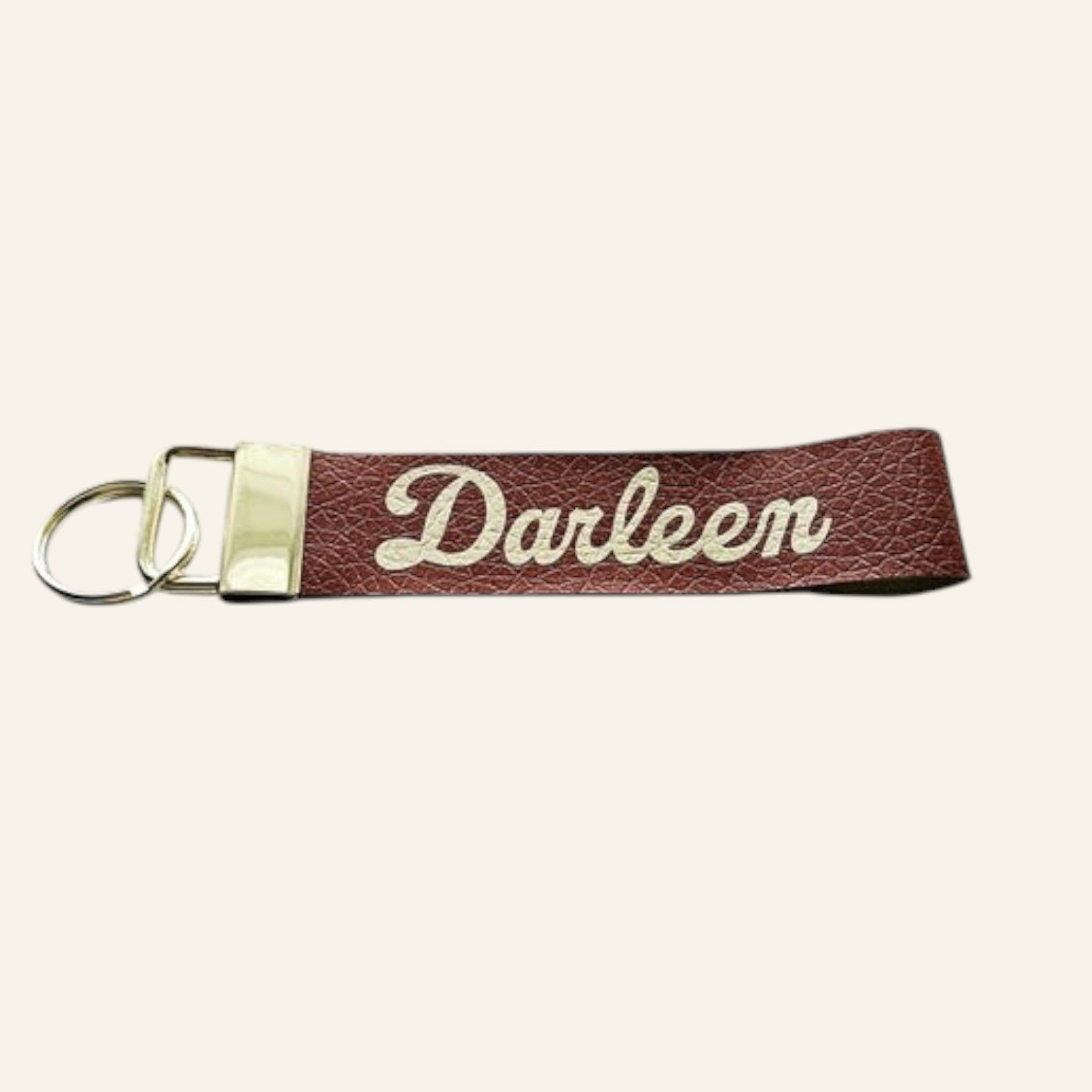 Custom Name Wristlet Keychain