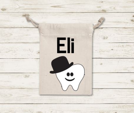 Tooth Fairy Bag and jar Personalized, Lost Tooth Bag, Tooth Fairy Kit, Kids Tooth Bag, Tooth Container, First Tooth Gift, Kids Gift